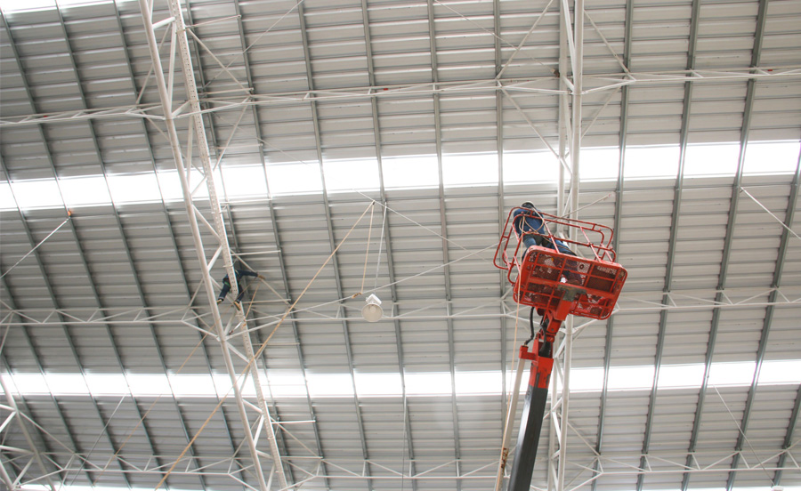 Warehouse Ceiling Cleaning in Houston